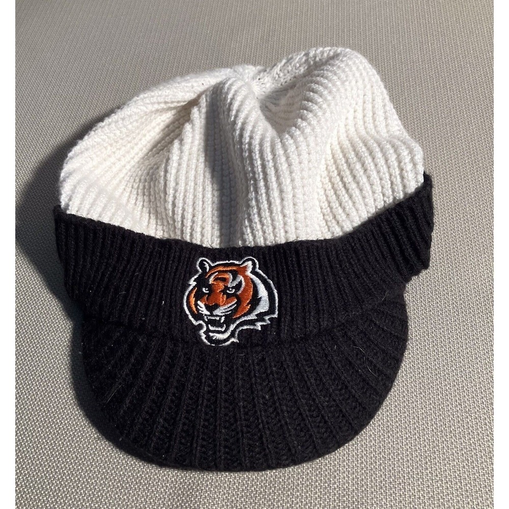 Reebok NFL Equipment AFC-North Tigers Knit Hat Winter Billed Beanie